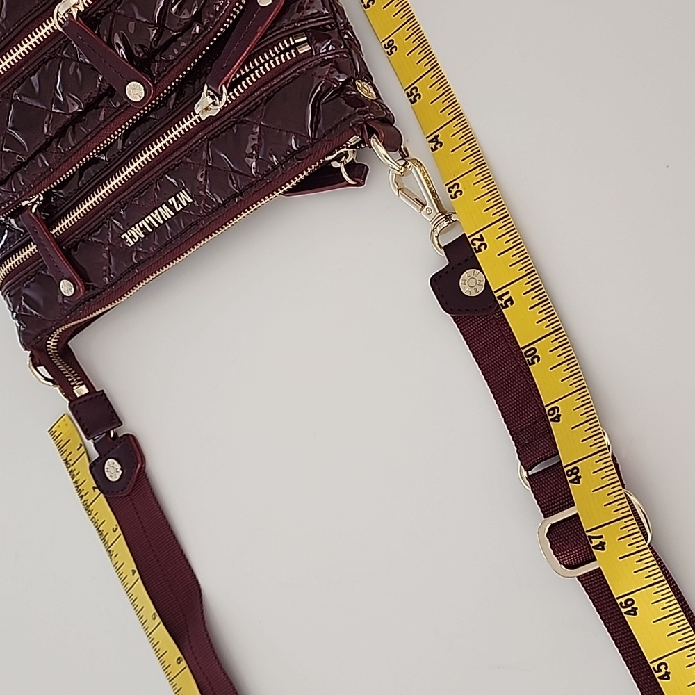 MZ Wallace Downtown Crosby Crossbody Bag In Port Lacquer - Picture 8 of 14